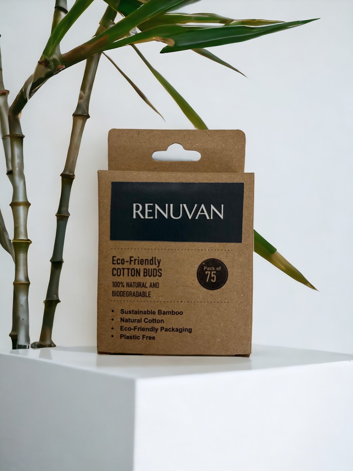 Renuvan Bamboo Ear Buds Pack Of 75