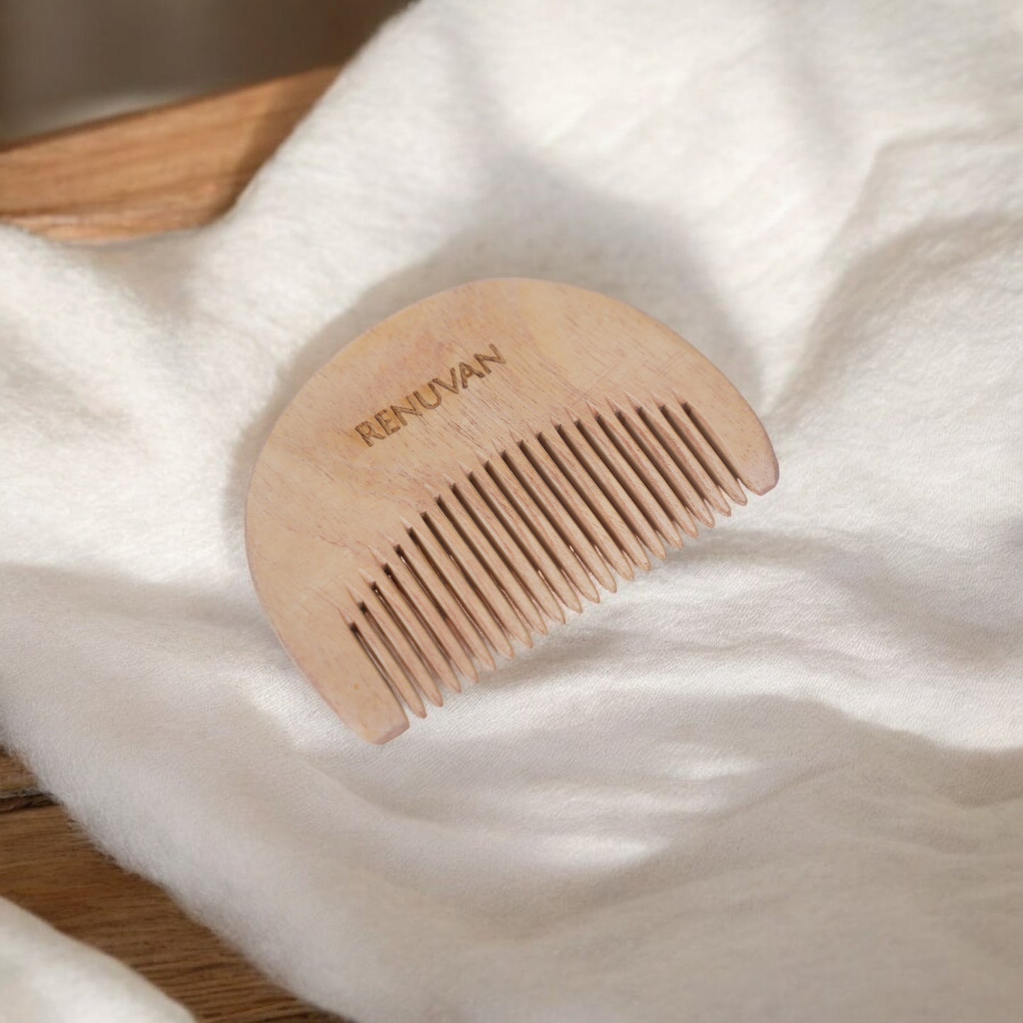 Renuvan Sustainable Wooden Beard Comb