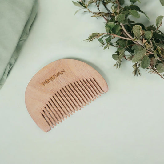 Renuvan Sustainable Wooden Beard Comb