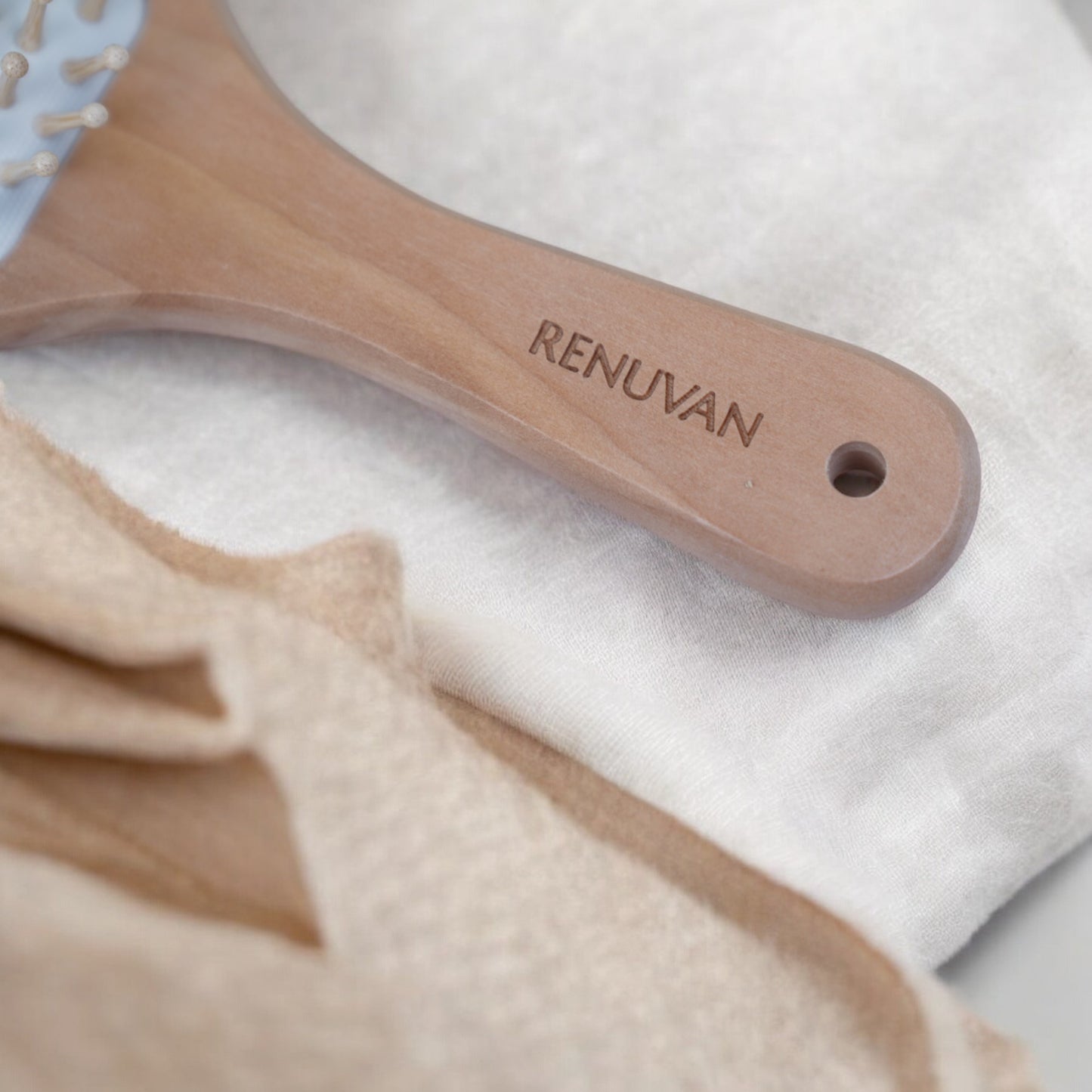 Renüvan Organic Bamboo Medium Paddle Hair Brush