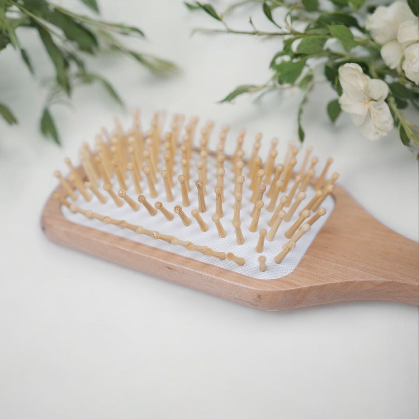 Renüvan Organic Bamboo Medium Paddle Hair Brush